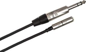 img 3 attached to 🎧 Hosa HXMS-025 REAN 3.5mm TRS to 1/4" TRS Pro Headphone Adapter Cable, 25ft