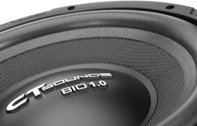 img 3 attached to 💥 Powerful and Immersive Bass Experience: CT Sounds Bio 1.0 10 Inch Car Subwoofer 4 Ohm