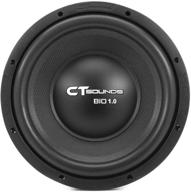 💥 powerful and immersive bass experience: ct sounds bio 1.0 10 inch car subwoofer 4 ohm logo