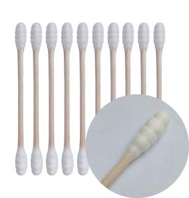 img 4 attached to 🔬 800 Count Keepeeda Wooden Stick Cotton Swabs – Double Spiral Tipped with Premium Cotton Heads – Durable Handle – Multi-Use, Safe, Exceptionally Absorbent