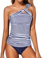 tempt me scrunched shoulder fashioned women's clothing for swimsuits & cover ups logo