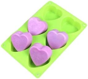 img 4 attached to ❤️ Versatile 6-Cavity Heart Soap Mold: A Must-Have for DIY Soap and Baking Enthusiasts