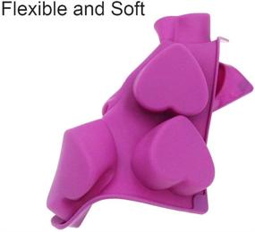 img 1 attached to ❤️ Versatile 6-Cavity Heart Soap Mold: A Must-Have for DIY Soap and Baking Enthusiasts