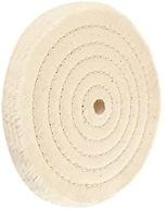 🪒 high-quality 6" sewn cotton power buffing polishing wheel with 1/2" arbor hole logo