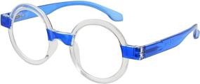 img 4 attached to Eyekepper Round Reading Glasses Readers Vision Care