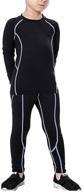 sanke soccer practice sleeve compression boys' clothing and active logo