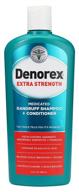 💪 denorex extra strength dandruff shampoo and conditioner, 10 oz: powerful solution for stubborn dandruff logo