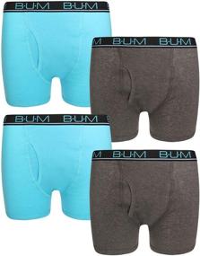 img 4 attached to 🩲 B U M Equipment Boys' Striped Underwear Briefs - Stylish Comfort for Kids