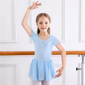 img 1 attached to 🩰 Bezioner Ballet Leotards Skirted: The Perfect Toddler Girls' Clothing for Dance and Playtime