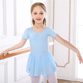 img 2 attached to 🩰 Bezioner Ballet Leotards Skirted: The Perfect Toddler Girls' Clothing for Dance and Playtime