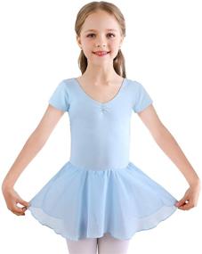 img 4 attached to 🩰 Bezioner Ballet Leotards Skirted: The Perfect Toddler Girls' Clothing for Dance and Playtime