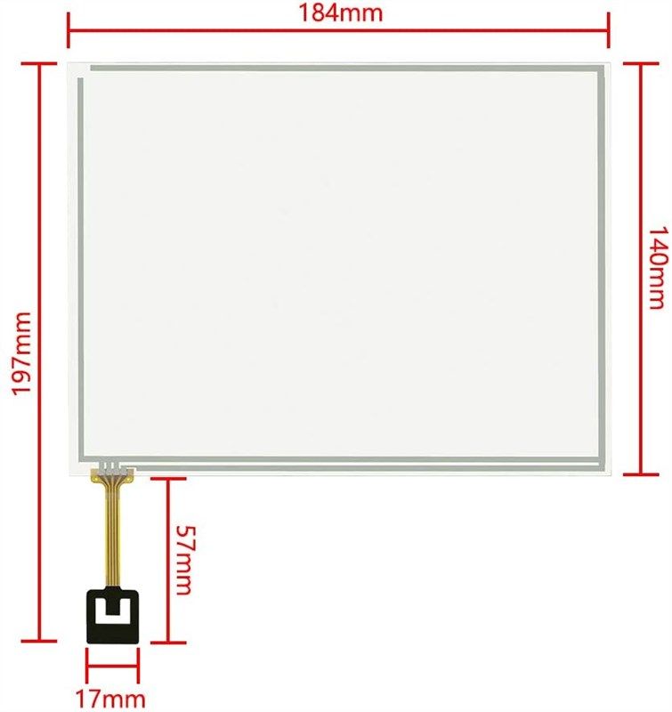 touch screen digitizer chrysler maserati logo
