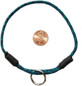 img 4 attached to 🐾 Ultimate Outdoor Adventure Dog Collar: National Leash Thin Mountain Rope Collar - Glacier - XS/Toy (6"-12") - Snickers Collar