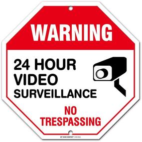 img 4 attached to 🔒 Ultimate Protection: Weatherproof Hour Video Surveillance Sign for Enhanced Security