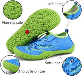 img 3 attached to 👣 KVbabby Lightweight Non-Slip Boys' Barefoot Swimming Shoes for Outdoor Activities