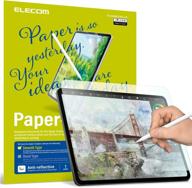 🖊️ elecom pencil-feel screen protector for drawing on ipad air 4 & ipad pro 11" (2020) - precision with compatibility! logo