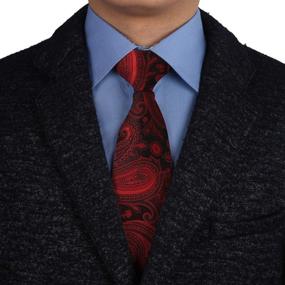 img 4 attached to 👔 Epoint Men's Fashion Multicolor Silk Patterns Extra Long Necktie