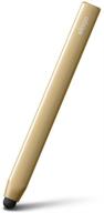 elago premium aluminum stylus pens for all touch screen tablets/cell phones (gold) compatible with iphone logo