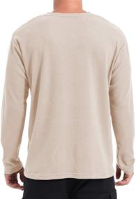 img 3 attached to 👕 QUALFORT Men's Lightweight Classic Pullover Sweater: Ideal Clothing for Shirts