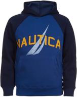 👕детская толстовка с капюшоном nautica boys с цветовыми блоками для улучшенной онлайн видимости логотип