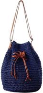 donalworld bucket drawstring crochet shoulder logo