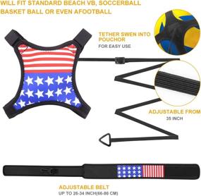 img 3 attached to 🏐 LuxSports Volleyball Training Equipment Aid - Superior Solo Trainer for Solo Practice, Ideal for Beginners Focusing on Serving Skills