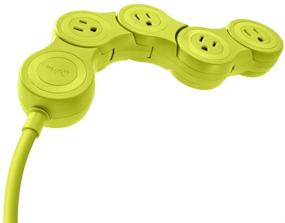 img 2 attached to 💡 Quirky PPVJP-GR01 Pivot Power POP Junior, Green: The Compact and Convenient Power Solution