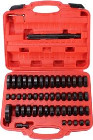 img 4 attached to HFS 52-in-1 Custom Bushing Driver Tool Set & Transmission Wheel Axle Bearing Race Seal Installer Remover Kit: Ultimate Bush Removal, Puller Bearing Press Tool