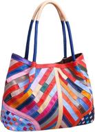 women's clearance multicolored shoulder handbag - colorful 2b4008 - handbags & wallets in totes logo