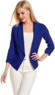 👩 women's suiting & blazers: classic black jacket business jackets for stylish outfits logo