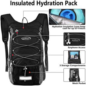 img 2 attached to Lunidry Insulated Hydration Backpack Leak Proof Sports & Fitness