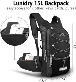 img 3 attached to Lunidry Insulated Hydration Backpack Leak Proof Sports & Fitness