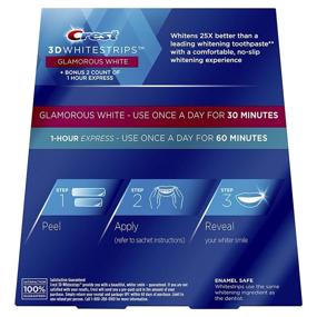img 2 attached to Crest 3D Whitestrips Glamorous White Teeth Whitening 🦷 Kit - 16 Treatments + 2 Bonus Express Treatments