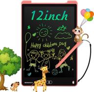🎨 newnaivete 12 inch lcd writing tablet - colorful toddler doodle board & erasable electronic drawing pad - educational toys for kids ages 3-8 - ideal gifts for boys and girls logo