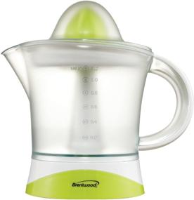 img 4 attached to Brentwood J-17 40oz Electric Citrus Juicer in White for Efficient Extraction