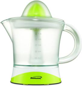 img 3 attached to Brentwood J-17 40oz Electric Citrus Juicer in White for Efficient Extraction