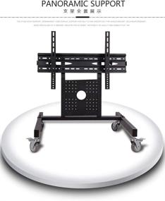 img 2 attached to 📺 Sunter98 Rolling TV Mount Stand Trolley - Low Height Cart for 32-65inch Plasma, LED, LCD Monitors (Model D750)