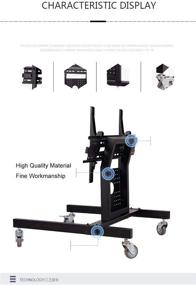img 1 attached to 📺 Sunter98 Rolling TV Mount Stand Trolley - Low Height Cart for 32-65inch Plasma, LED, LCD Monitors (Model D750)