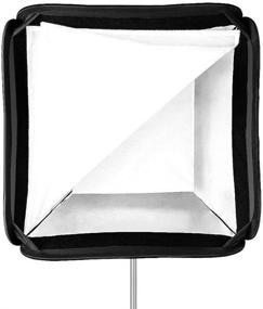 img 2 attached to 📦 Universal Softbox (32"x32") with S-Type Speedlite Bracket for Flash Bowens Elinchrom Mount Accessories – Foldable, Direction Adjustable (80cmx80cm) by Godox