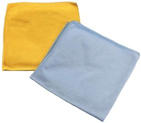 img 1 attached to 🧼 Arkwright Microfiber Glass Cleaning Cloths (12 Pack), Lint Free & Streak Free: Perfect for Mirrors, Glass, Tablets, Screens, Wood and Leather Furniture - Shiny Finish | Gold