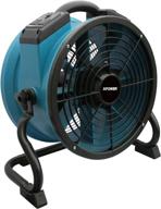 💨 xpower x-34ar industrial axial air mover with variable speed & built-in power outlets – blue logo