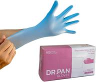 🧤 3.5 mil nitrile gloves, 10 x 100-ct boxes - food safe, industrial grade, latex free, wholesale (1000 count) (small) logo