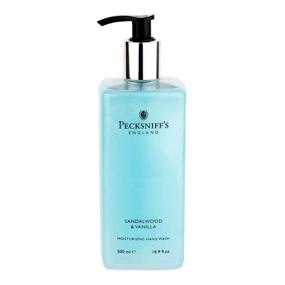 img 4 attached to 🌿 Pecksniff's 16.9 Fluid Oz Hand Wash - Sandalwood & Vanilla Scented - Gentle Cleanser for Sensitive Skin - Moisturizing, Hydrating, Cruelty-Free, All-Natural - Vitamin B Enriched