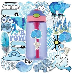 img 1 attached to 📸 VSCO Girls Stickers: Hydro Flask & Skateboard Waterproof Stickers - DIY Xmas Decoration, Laptop Decals, Gift Card, Travel Case & More! 50 Pack