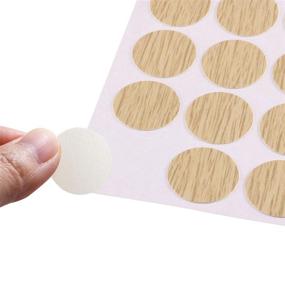 img 2 attached to 🔒 Uxcell Self Adhesive Dustproof Fasteners for Tables - Set of 3 Stickers