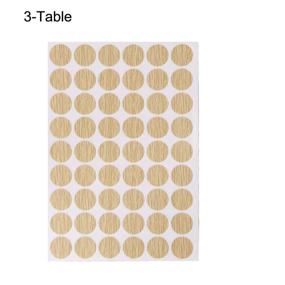 img 3 attached to 🔒 Uxcell Self Adhesive Dustproof Fasteners for Tables - Set of 3 Stickers