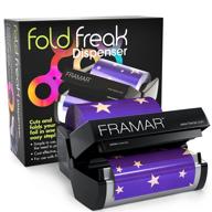 framar fold-n-cut hair foil dispenser for aluminum foil and hair foils logo