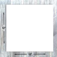 📄 hamilco white linen cardstock: premium 12x12 heavy weight scrapbook paper with 100 lb cover - 25 pack logo