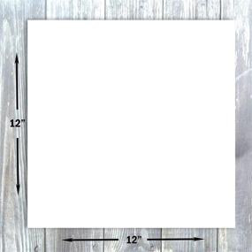 img 3 attached to 📄 Hamilco White Linen Cardstock: Premium 12x12 Heavy Weight Scrapbook Paper with 100 lb Cover - 25 Pack