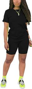 img 4 attached to Pieces Outfits Womens Sweatsuit Tracksuits Sports & Fitness for Team Sports